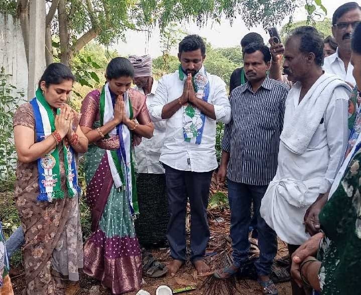 నల్లమాడలో వైసీపీ ఎన్నికల ప్రచారం - Udayam