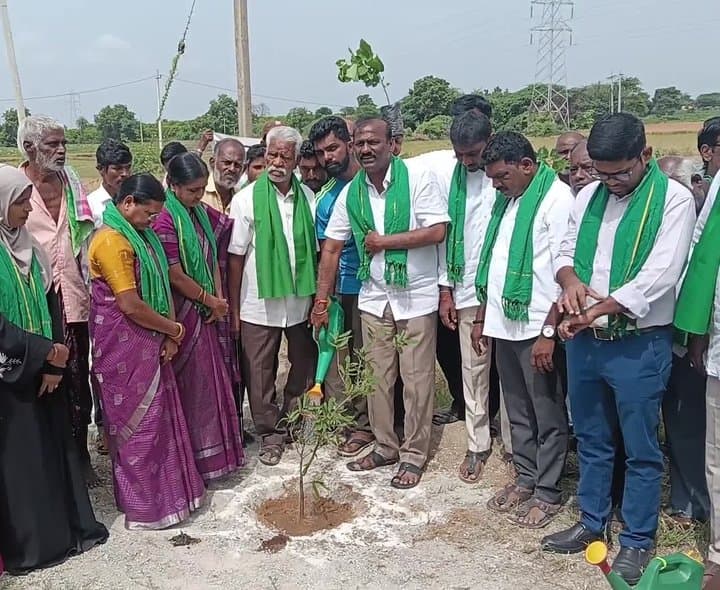 పెబ్బేరు కాలనీలో వనమహోత్సవం - Udayam
