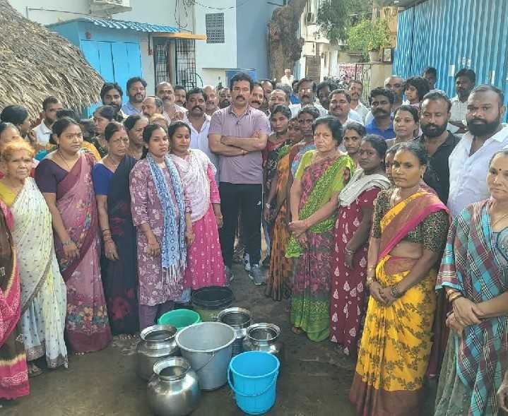 విశాఖలో తాగునీటి కష్టాలపై కేకే రాజు ధ్వజం - Udayam