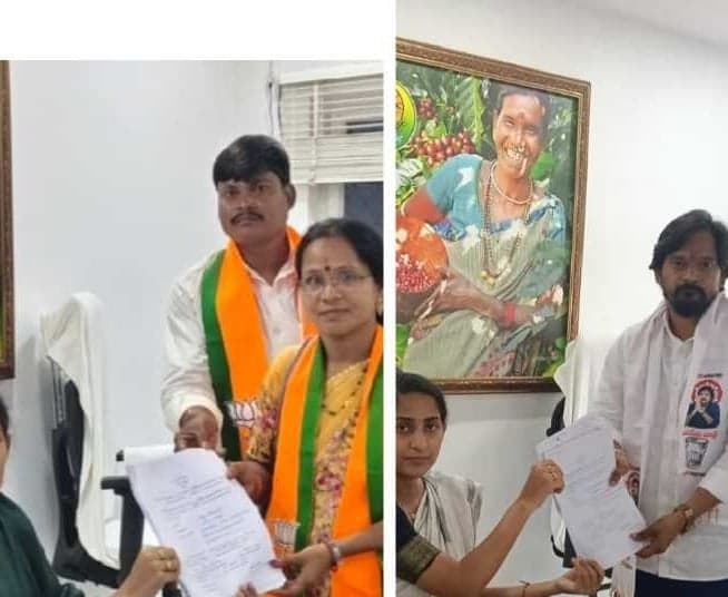 జీకేవీధి జడ్పీటీసీ బరిలో కూటమి అభ్యర్థులు - Udayam