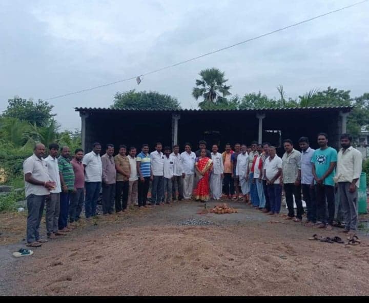 మేడారంలో దుర్గాదేవి మండపానికి భూమిపూజ - Udayam