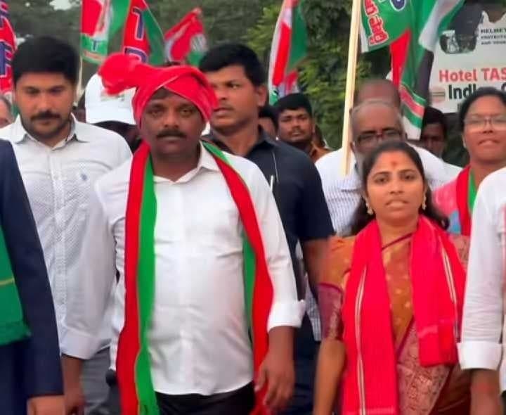 రాఘవపూర్లో మల్లన్న యాత్రకు ఘన స్వాగతం - Udayam