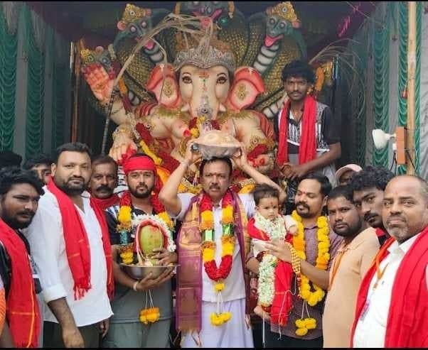 కోసిగిలో గణనాథుడి లడ్డు రూ.1.50 లక్షలు - Udayam