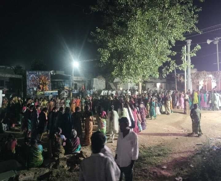 పర్సాపూర్లో ఘనంగా దుర్గమ్మ నిమజ్జనం - Udayam