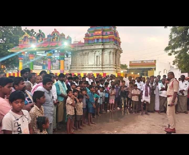 కలెకుర్తి, మాల్యంలో పోలీసుల ఫుట్ పెట్రోలింగ్ - Udayam