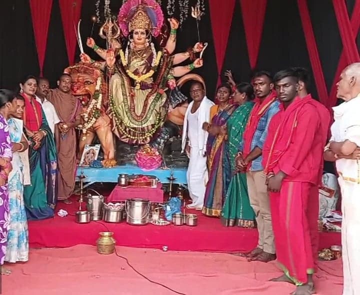 చిన్నరాంచర్లలో కాత్యాయని దేవిగా దుర్గమ్మ దర్శనం - Udayam