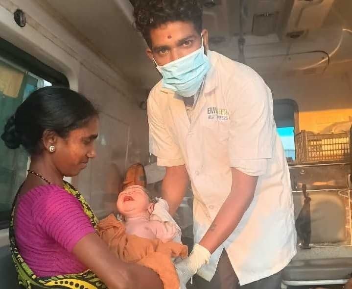 108లో ప్రసవం.. తల్లీబిడ్డ క్షేమం - Udayam