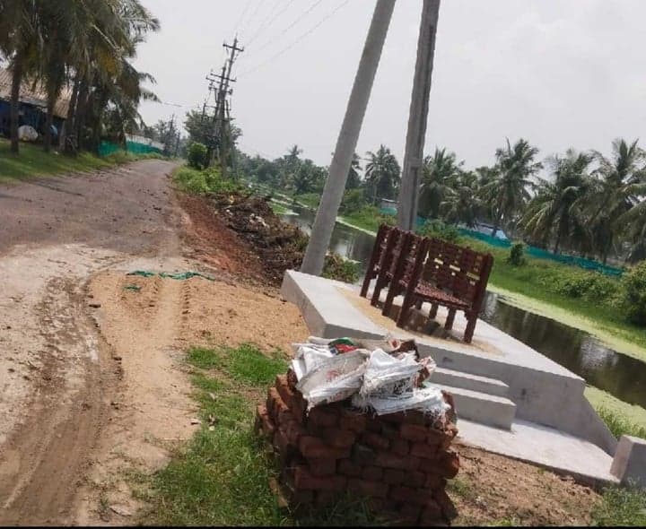 దేవగుప్తంలో సొంత నిధులతో శ్మశాన వాటిక నిర్మాణం పూర్తి - Udayam