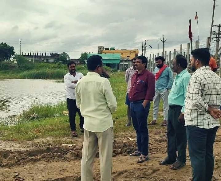 సిర్పూర్(టి)లో నిమజ్జన ఏర్పాట్ల పరిశీలన - Udayam
