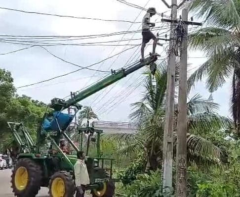 తణుకులో విద్యుత్ పునరుద్ధరణకు చర్యలు - Udayam