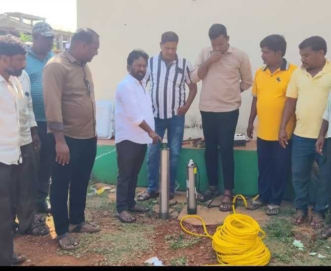 కోహిర్లో నూతన బోరు మోటార్ మంజూరు - Udayam
