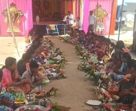 యమ్ లింగాలవలసలో దుర్గాదేవి పూజలు - Udayam