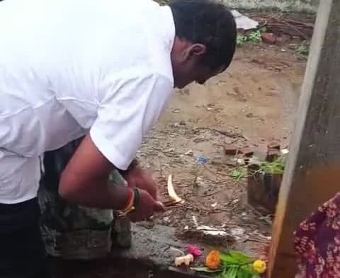 వడ్డాదిలో రామాలయ పునర్నిర్మాణ పనులకు శ్రీకారం - Udayam