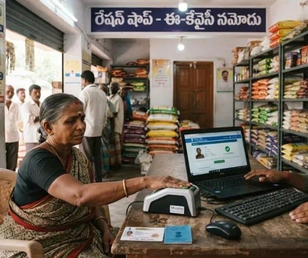 రేషన్ ఈ-కేవైసీపై కీలక అప్డేట్ - Udayam Digital