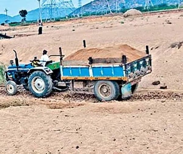చిత్రావతిలో ఇసుక అక్రమ తవ్వకాలు - Udayam Digital