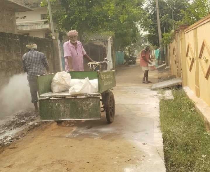 తోలుకోడులో పారిశుద్ధ్య పనులు ముమ్మరం - Udayam