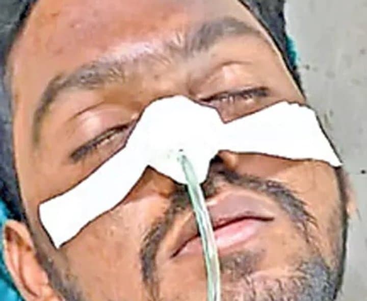 పోలీసుల తీరుతో యువకుడి ఆత్మహత్యాయత్నం - Udayam