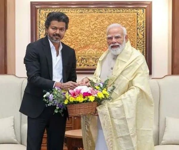 మోదీతో సీఎం విజయ్ భేటీ