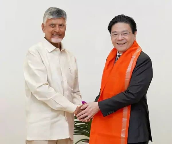 సింగపూర్ ప్రధానితో సీఎం చంద్రబాబు భేటీ