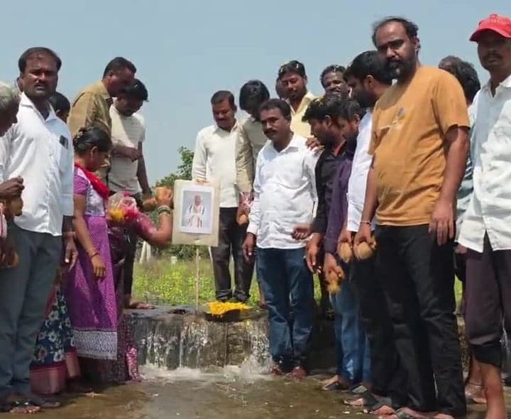 కళ్లెం మల్లుకుంటకు జలసిరి.. గ్రామంలో సంబరాలు - Udayam