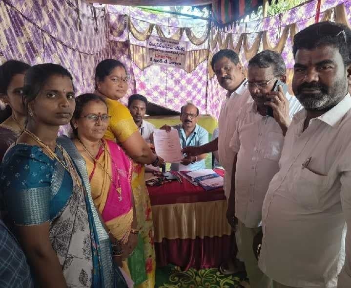 కొండపేటలో టీడీపీ అభ్యర్థుల నామినేషన్ - Udayam