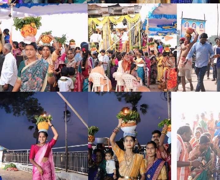 పోచంపల్లిలో కట్ట మైసమ్మ బోనాలు - Udayam