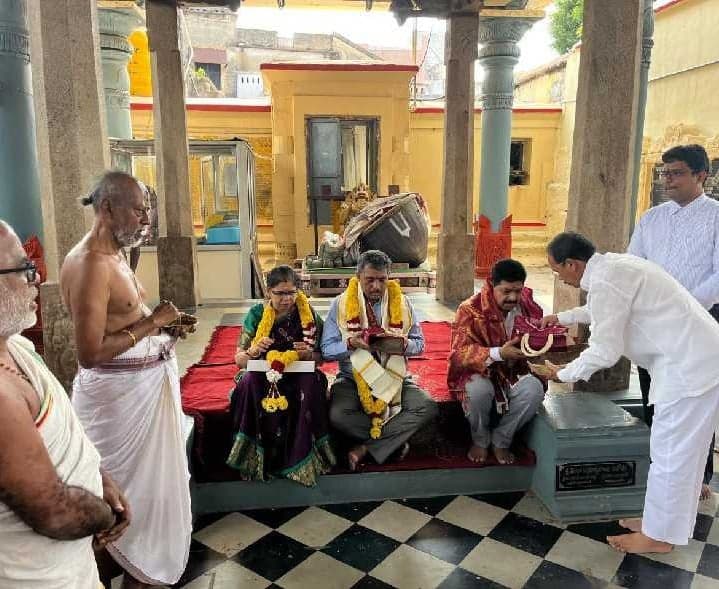 తల్పగిరి ఆలయాన్ని దర్శించిన హైకోర్టు జడ్జి - Udayam