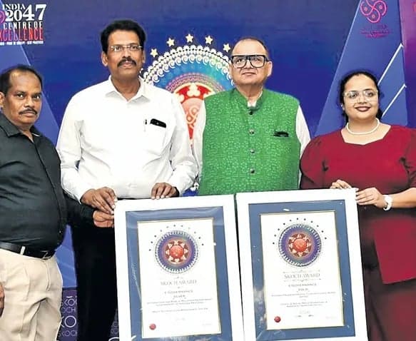 రాష్ట్రానికి స్కోచ్ అవార్డులు - Udayam
