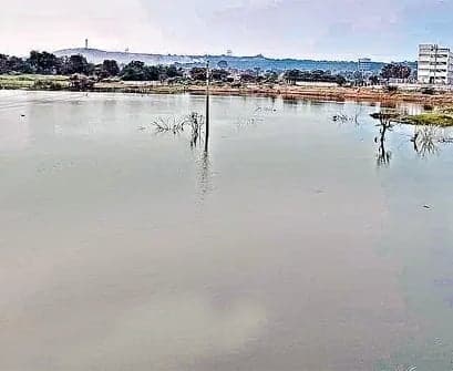 నల్లచెరువులో మళ్లీ ఆక్రమణలు - Udayam