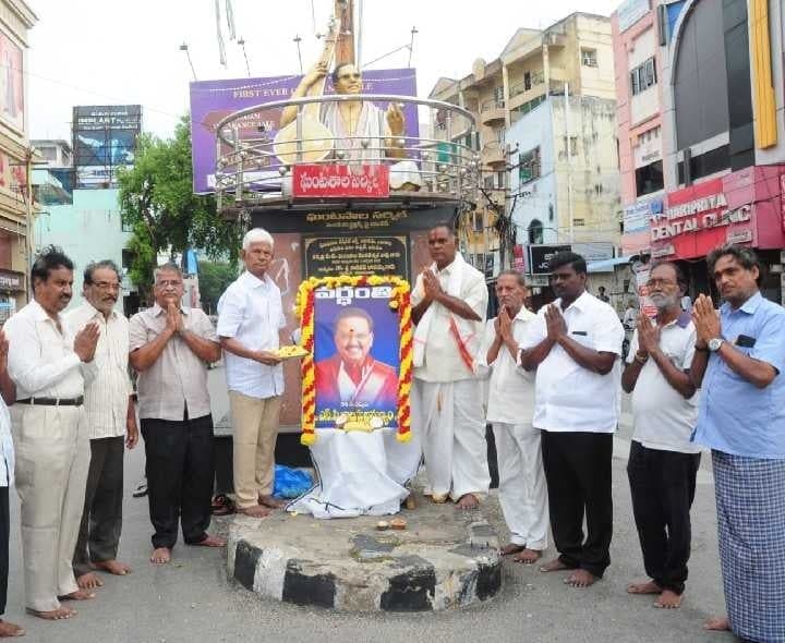 తిరుపతిలో ఎస్పీ బాలు వర్ధంతి కార్యక్రమం - Udayam