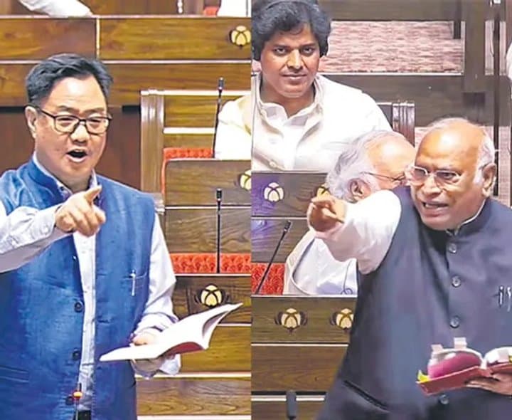 జాతీయ అంశాలపై రాజ్యసభలో వాగ్వాదం - Udayam Digital
