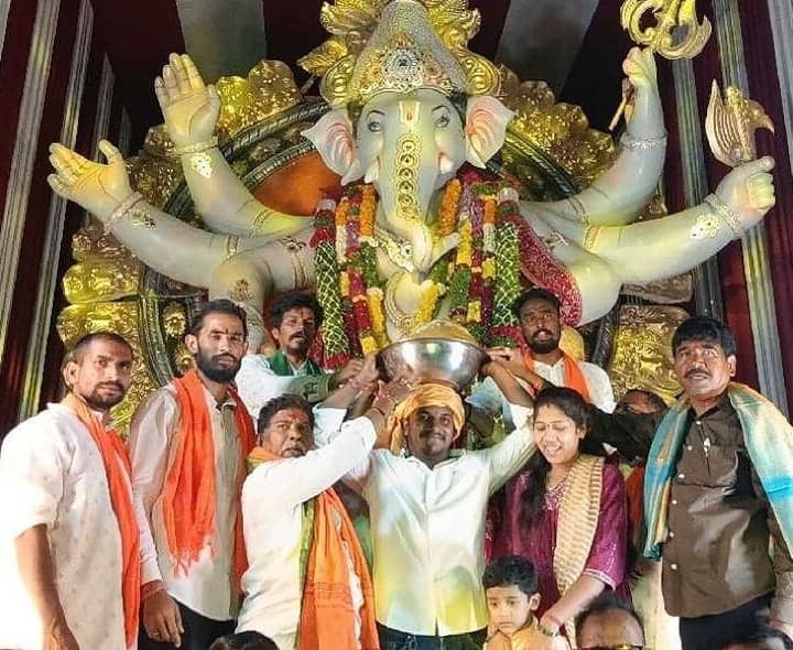 నిర్మల్లో వినాయకుడి లడ్డూకు రూ.1.51 లక్షలు - Udayam