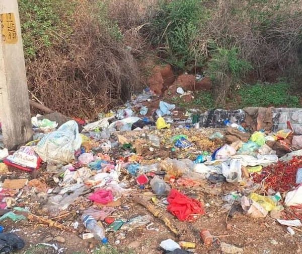 జూలూరుపాడులో అనధికారిక డంపింగ్ యార్డ్