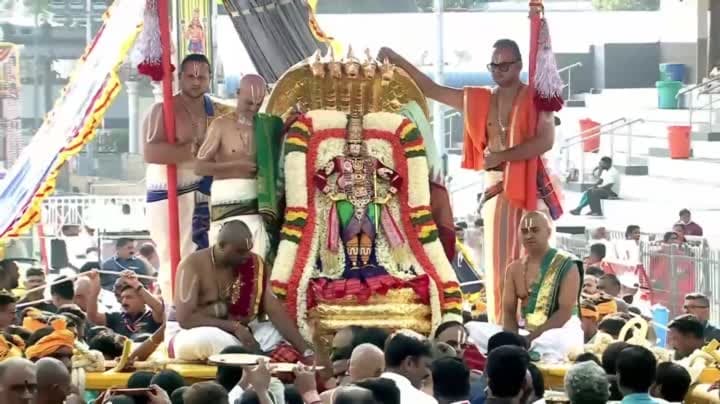 తిరుమలలో చిన్న శేష వాహన సేవ - Udayam