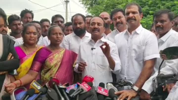 రైతు సమస్యలపై ప్రభుత్వాల వైఫల్యం: ఈటల రాజేందర్ - Udayam