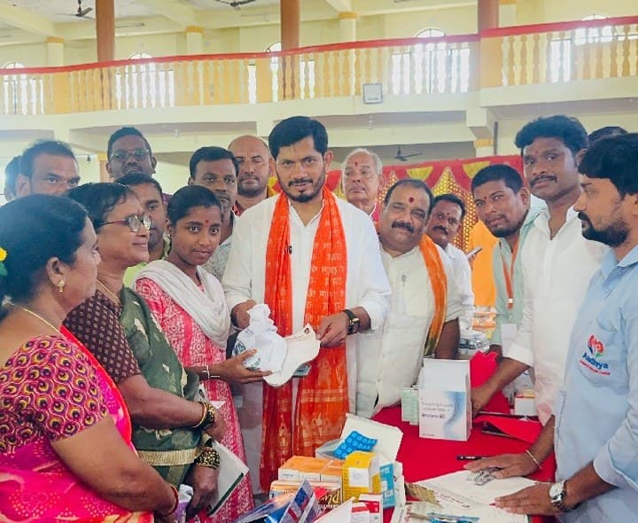 సేవ సంకల్ప్ అభియాన్ లో భాగంగా ఉచిత వైద్య శిబిరం ఏర్పాటు