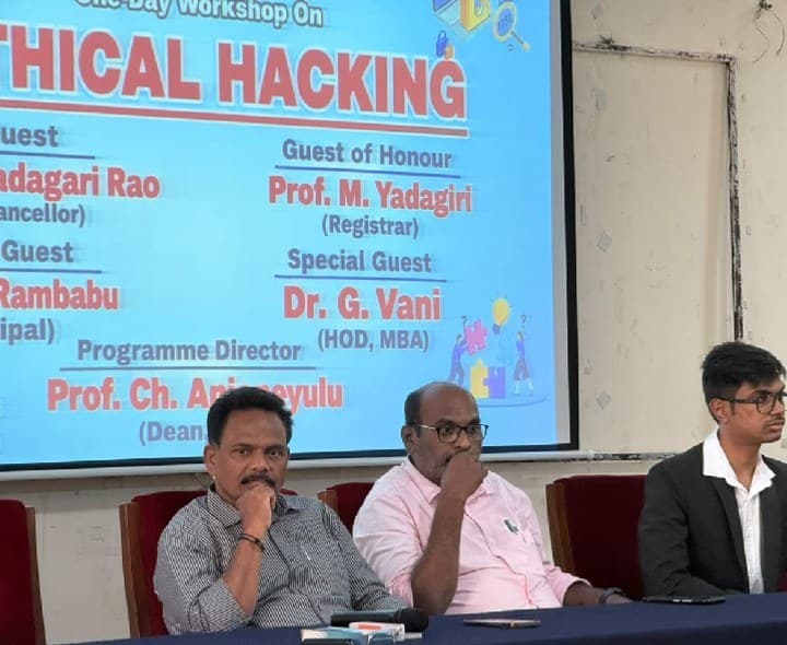 తెలంగాణ యూనివర్సిటీలో ఎథికల్ హ్యాకింగ్పై వర్క్షాప్ - Udayam