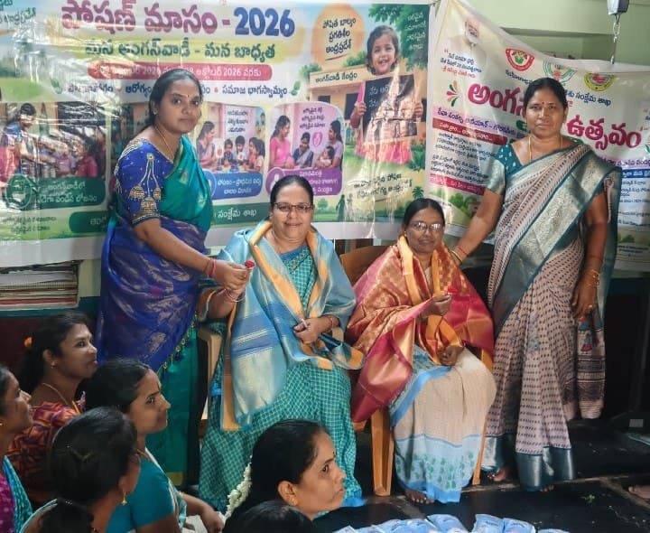 ధర్మవరంలో ఘనంగా అంగన్వాడి ఉత్సవం - Udayam