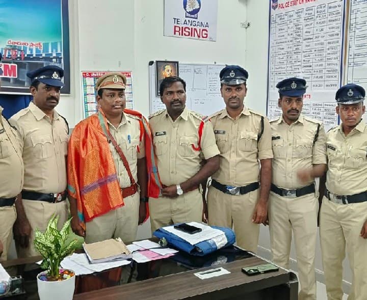 కన్నాయిగూడెం ఎస్ఐగా పుట్ట సతీష్ బాధ్యతల స్వీకరణ - Udayam