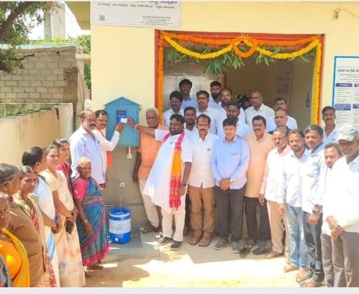 కుర్మిద్ద లో ఫిల్టర్ వాటర్ ప్లాంట్ ప్రారంభం - Udayam