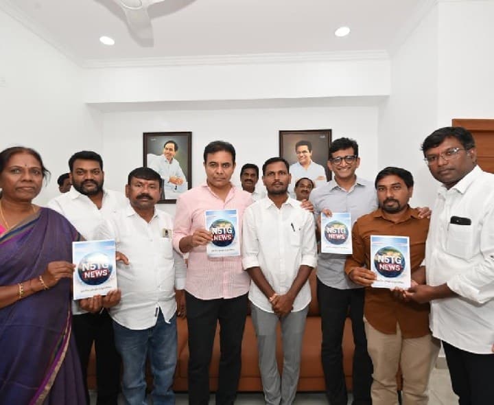 సిరిసిల్లలో ఘనంగా N5TG NEWS వెబ్ ఛానల్ ప్రారంభం కేటీఆర్ శుభాకాంక్షలు - Udayam