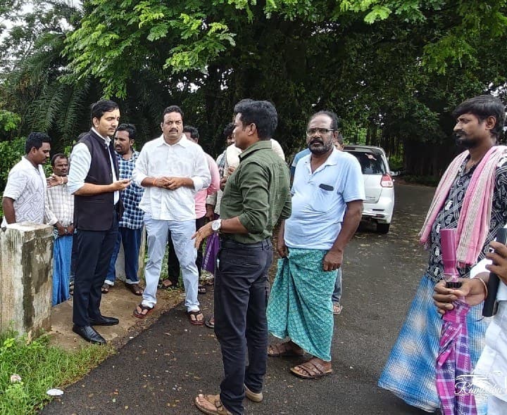 పాలకొండ నాగావళి నది పరివాహక ప్రాంతం తనిఖీ - Udayam