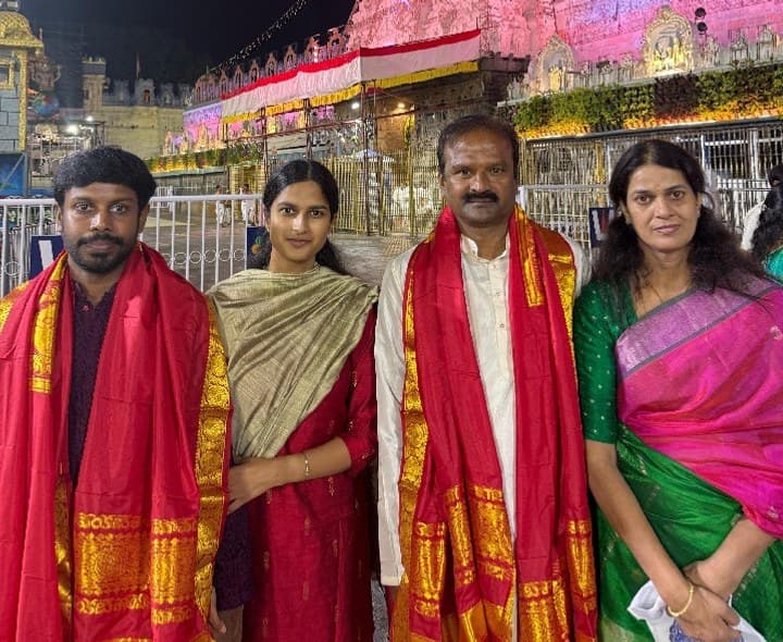 తిరుమలలో వెంకటేశ్వర స్వామిని దర్శించుకున్న ఆల వెంకటేశ్వర్ రెడ్డి - Udayam