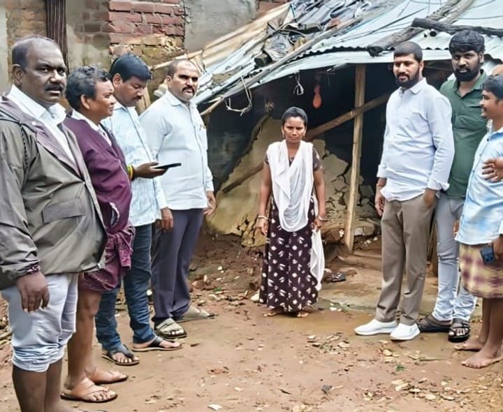 తుఫాన్ ప్రభావిత ప్రాంతాలను పరిశీలించిన కూటమి నాయకులుు - Udayam