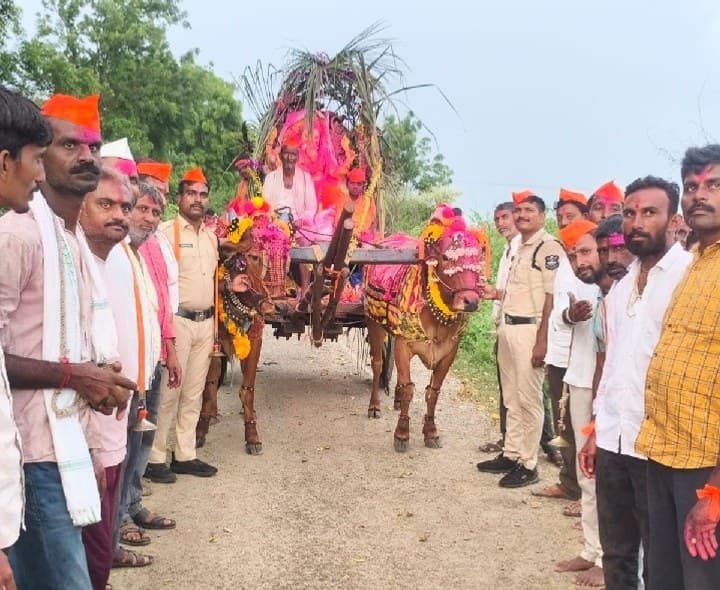 ధన్నూర్లో వినూత్నంగా వినాయక నిమజ్జనం - Udayam