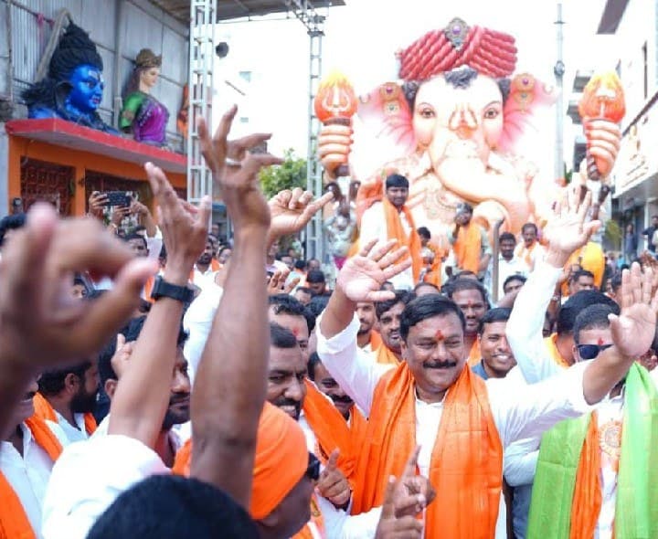 గణేష్ నిమజ్జన శోభాయాత్ర ప్రారంభించిన ఎమ్మెల్యే ఏలేటి మహేశ్వర్ రెడ్డి - Udayam