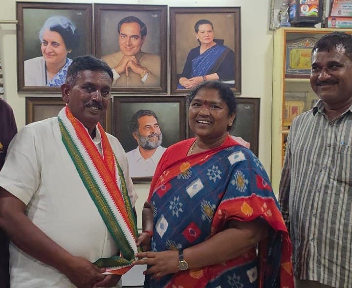బీఆర్ఎస్కు గుడ్బై.. కాంగ్రెస్లోకి అనిశెట్టి రామకృష్ణ - Udayam