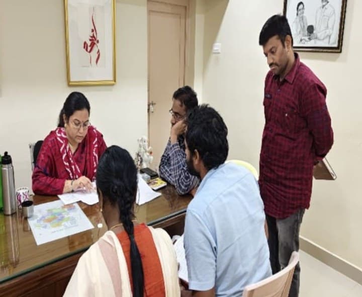 RWS అధికారులతో ఎమ్మెల్యే సమావేశం - Udayam