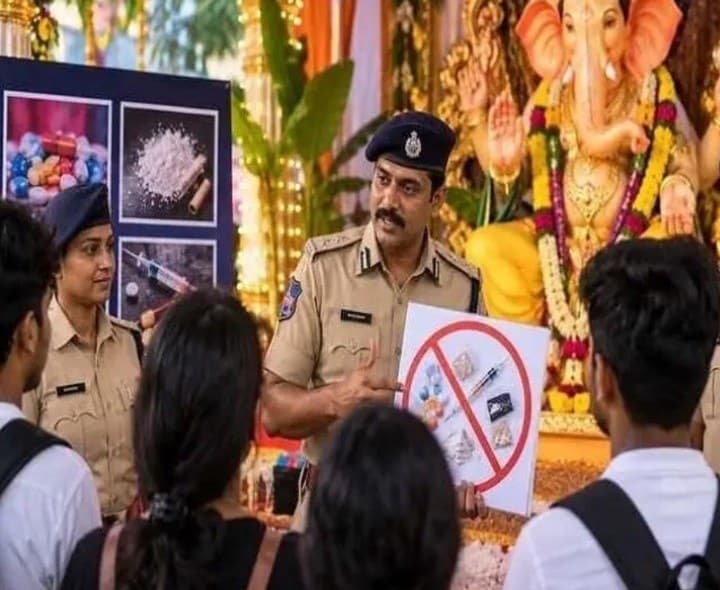 డ్రగ్స్కు వ్యతిరేకంగా ‘గణేశ్ సురక్షా సంకల్ప్’ - Udayam
