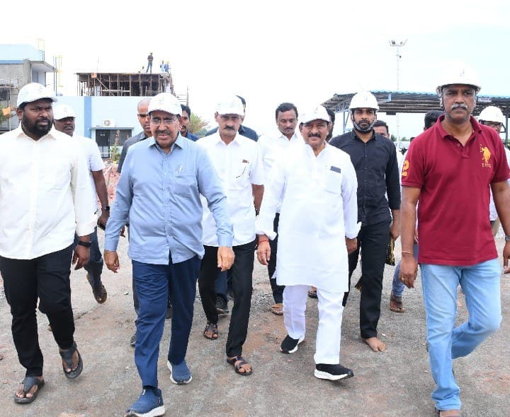 జిందాల్ వేస్ట్ ఎనర్జీ ప్లాంట్ను పరిశీలించిన మంత్రి నారాయణ - Udayam